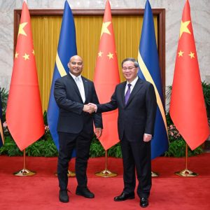 Primeiro-ministro chinês reúne-se com presidente de Nauru