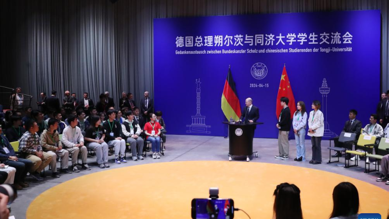 Chanceler alemão testemunha mudanças com o desenvolvimento da China