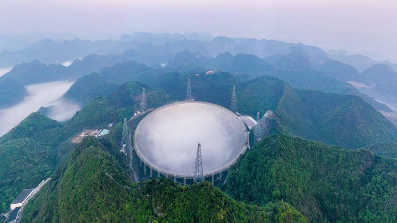 Telescópio FAST da China detecta mais de 200 pulsares