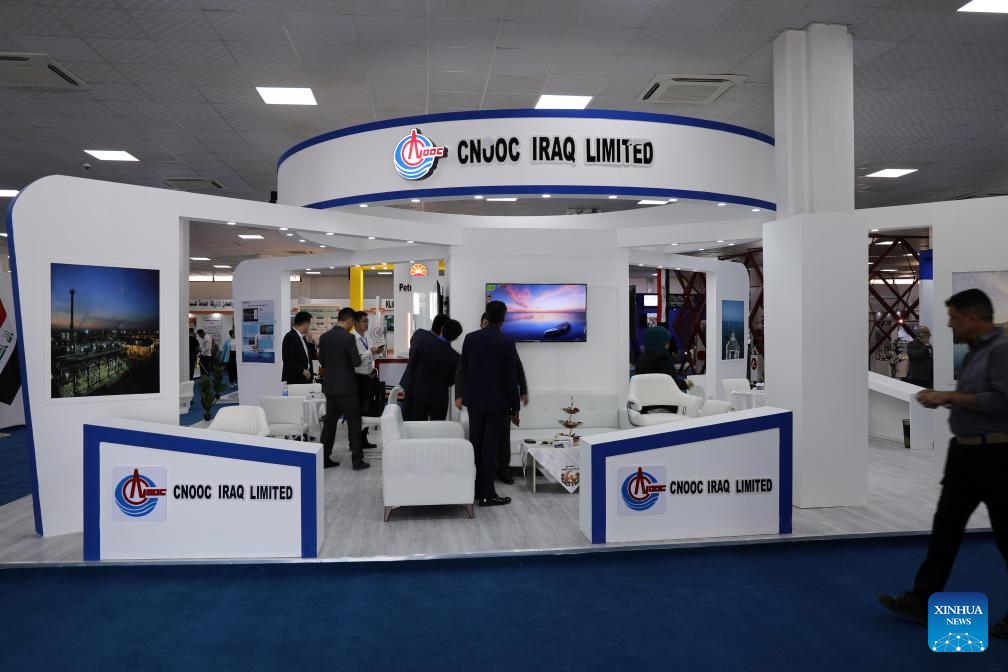 Empresas chinesas buscam oportunidades de negócios em exposição internacional de petróleo do Iraque