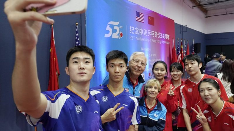 Chineses e americanos elogiam legado da “Diplomacia do Ping-Pong”