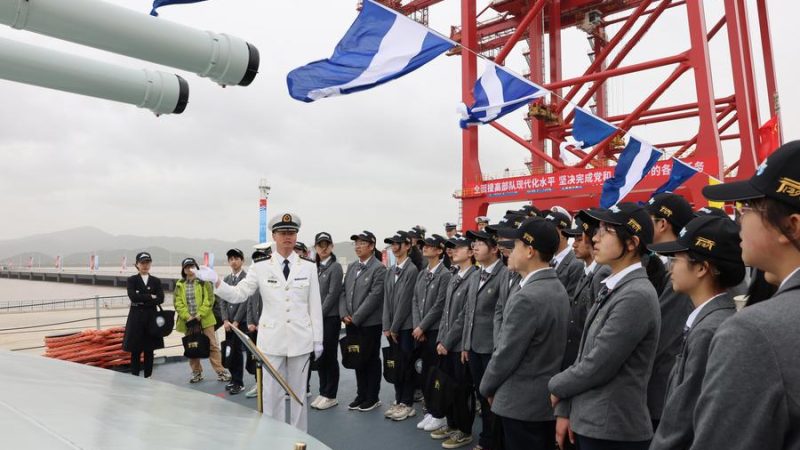 Marinha chinesa abrirá quartéis ao público para comemorar aniversário de fundação