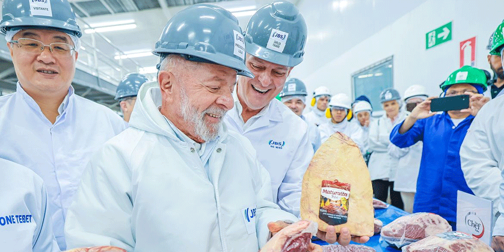 Presidente Lula inaugura ampliação de exportações de carne bovina para a China