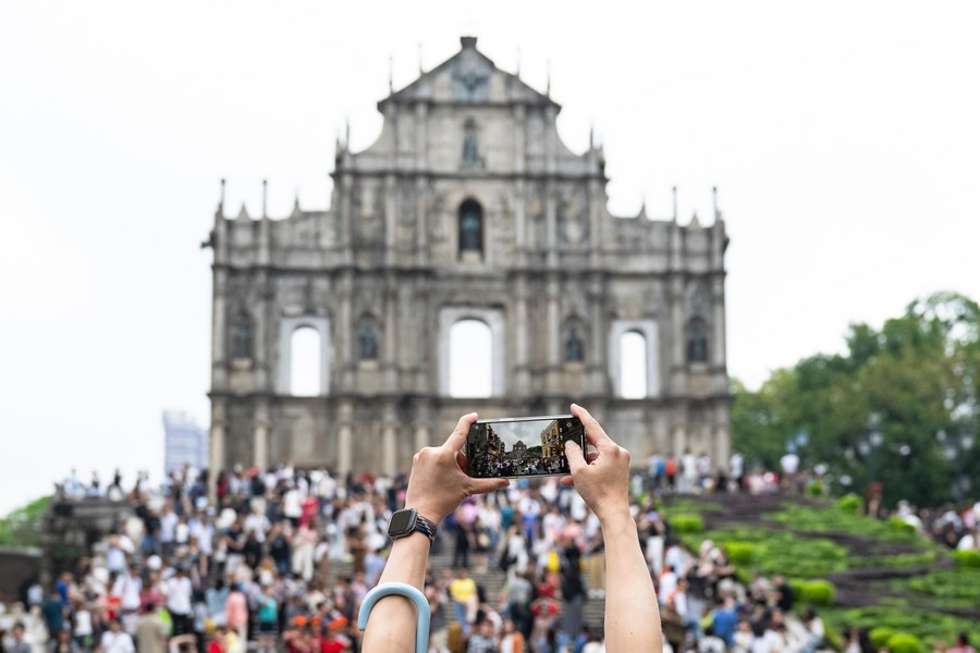 Turistas a Macau durante feriado do Dia do Trabalho excedem 600 mil